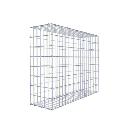 Gavión 100 cm x 80 cm x 30 cm (L x A x P), luz de malla 5 cm x 10 cm, anillo en C
