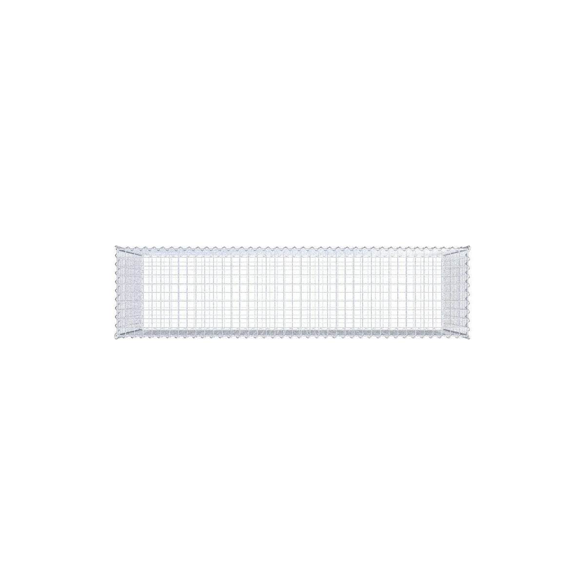 Gavión 200 cm x 100 cm x 50 cm (largo x alto x fondo), malla 5 cm x 5 cm, en espiral