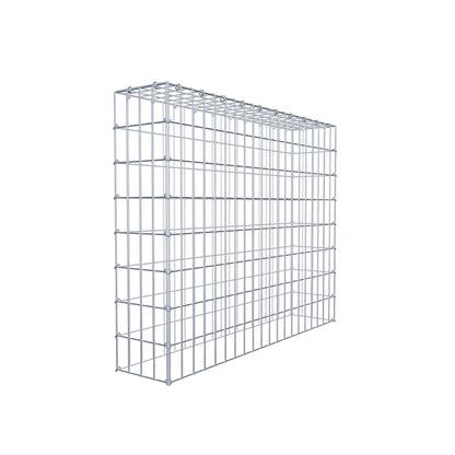 Anbaugabione Typ 3 100 cm x 80 cm x 20 cm (L x H x T), Maschenweite 5 cm x 10 cm, C-Ring