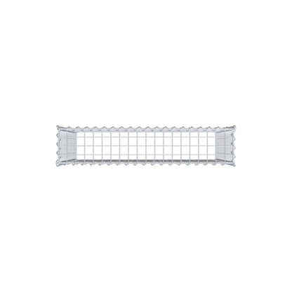 Anbaugabione Typ 3 100 cm x 80 cm x 20 cm (L x H x T), Maschenweite 5 cm x 5 cm, Spirale