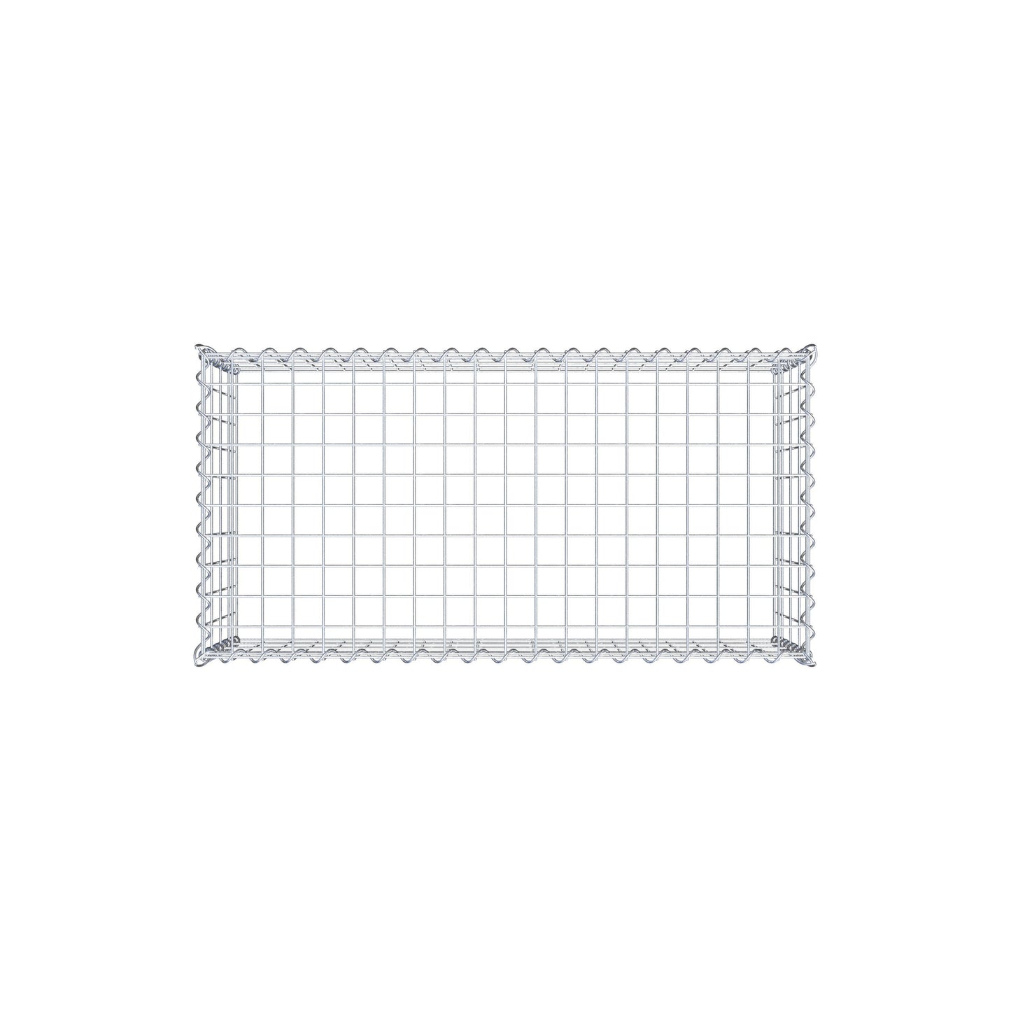 Gavión complementario tipo 3 100 cm x 40 cm x 50 cm (L x A x P), malla 5 cm x 10 cm, espiral