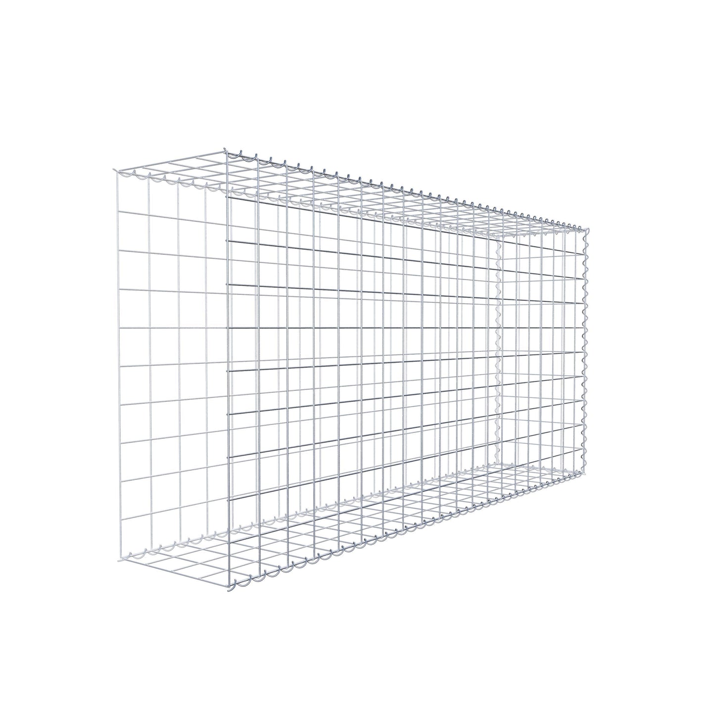 Anbaugabione Typ 2 200 cm x 100 cm x 40 cm (L x H x T), Maschenweite 10 cm x 10 cm, Spirale