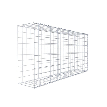 Anbaugabione Typ 2 200 cm x 100 cm x 40 cm (L x H x T), Maschenweite 10 cm x 10 cm, Spirale