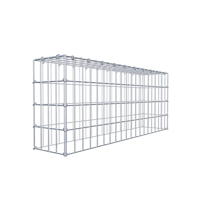 Gabbione aggiuntivo di tipo 3 100 cm x 40 cm x 20 cm (L x H x P), maglia 5 cm x 10 cm, anello a C