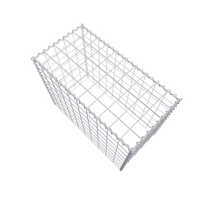 Anbaugabione Typ 3 100 cm x 80 cm x 50 cm (L x H x T), Maschenweite 10 cm x 10 cm, Spirale