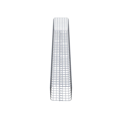 Gabionensäule eckig feuerverzinkt, 32 cm x 32 cm, 200 cm Höhe, MW 5 cm x 5 cm