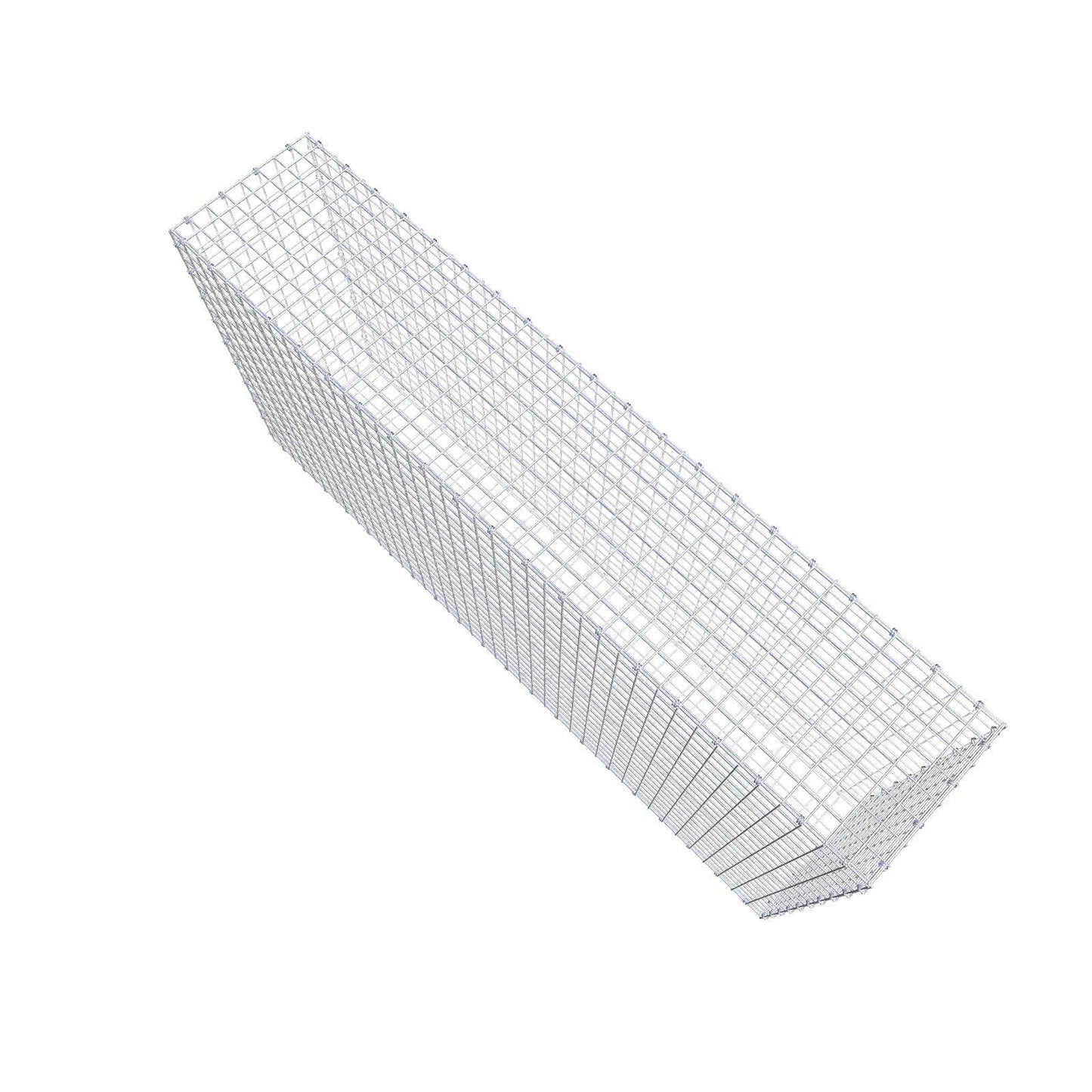 Schanskorf 200 cm x 100 cm x 40 cm (L x H x D), maaswijdte 5 x 5 cm, spiraalring