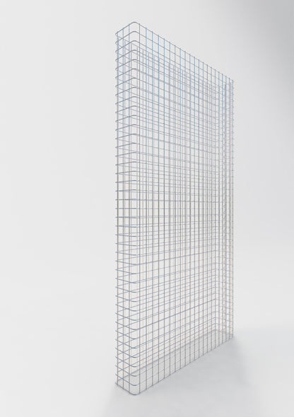 Valla de gaviones longitud 117 cm, altura 200 cm, profundidad 12 cm, malla 5 x 5 cm
