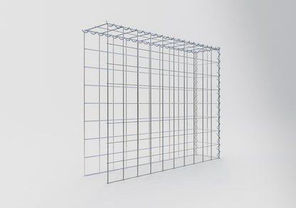 Extra gabion typ 4 100 cm x 80 cm x 20 cm (L x H x D), maskstorlek 10 cm x 10 cm, spiral
