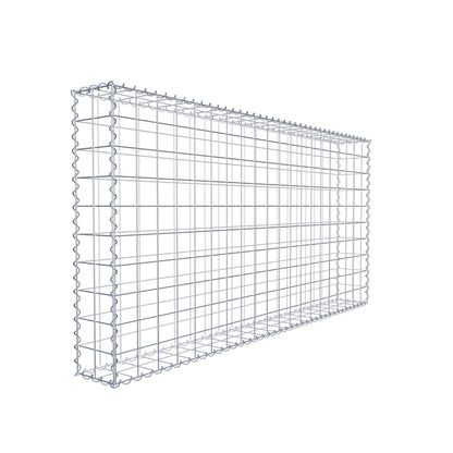 Gabion 200 cm x 100 cm x 20 cm (L x H x P), mailles 10 cm x 10 cm, spirale