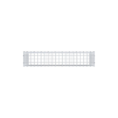 Schanskorf 100 cm x 50 cm x 20 cm (L x H x D), maaswijdte 5 cm x 5 cm, C-ring
