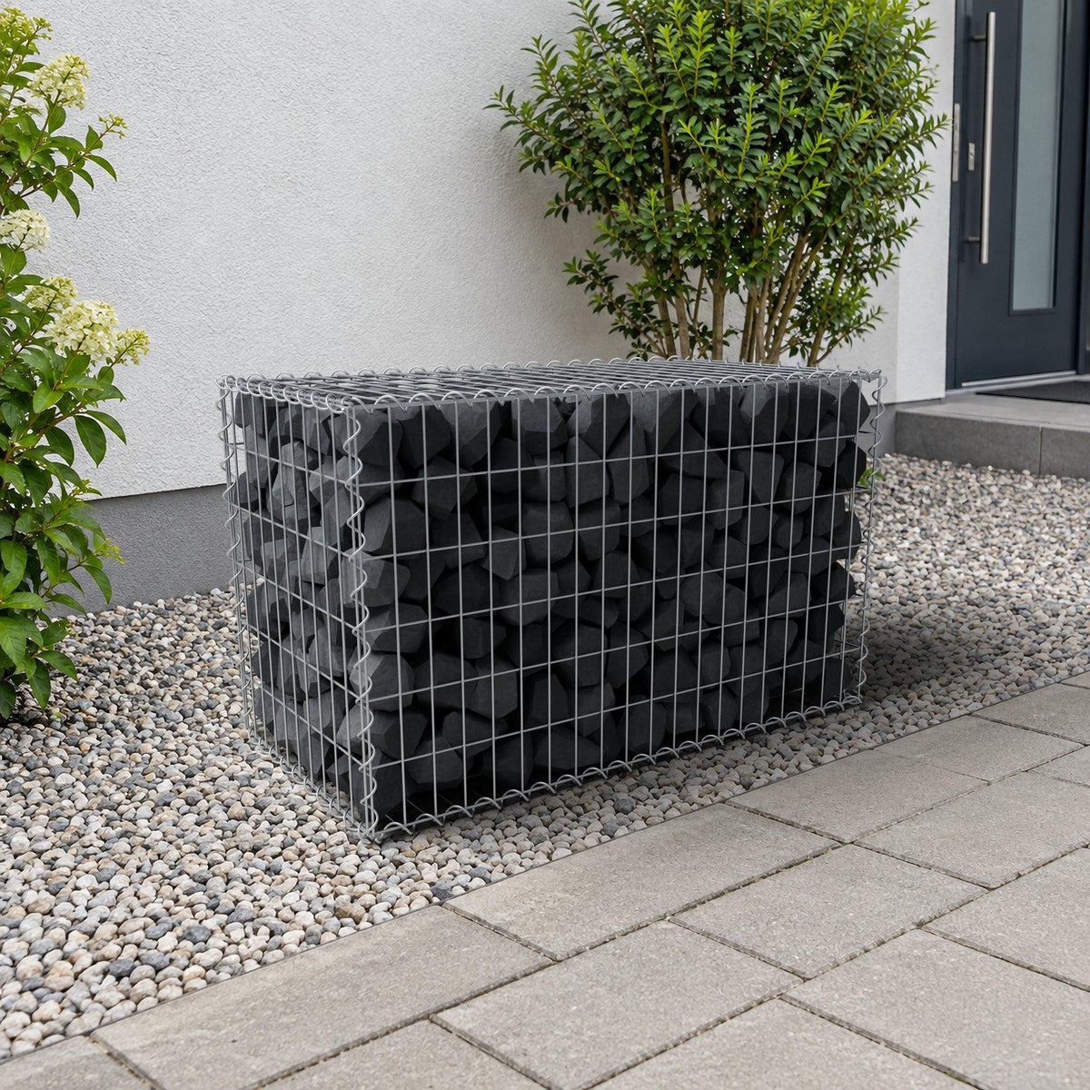 Gabione 100 cm x 60 cm x 50 cm (L x H x T), Maschenweite 5 cm x 10 cm, Spirale