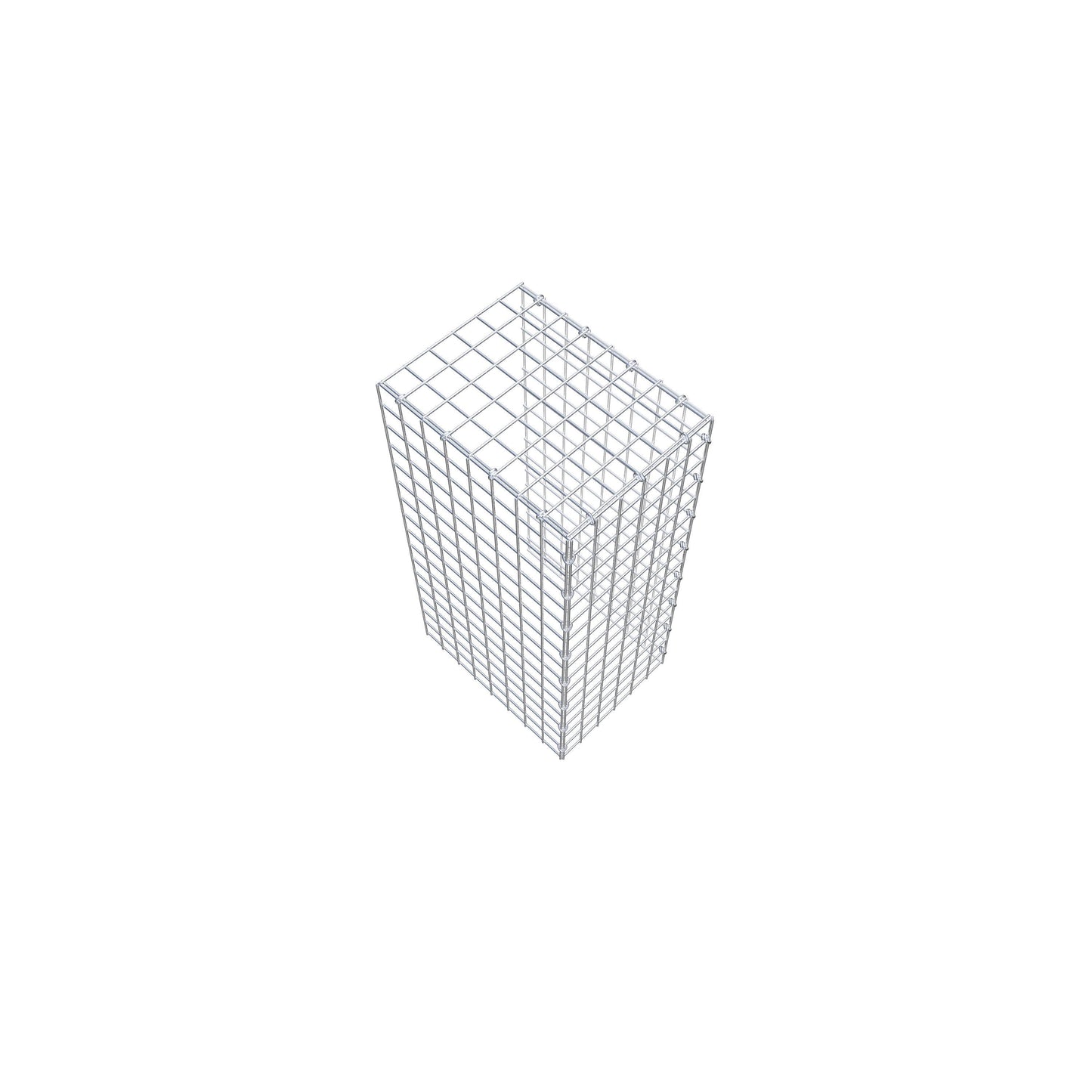 Toegevoegde pool type 4 80 cm x 40 cm x 30 cm (L x H x D), maaswijdte 5 cm x 5 cm, C-ring