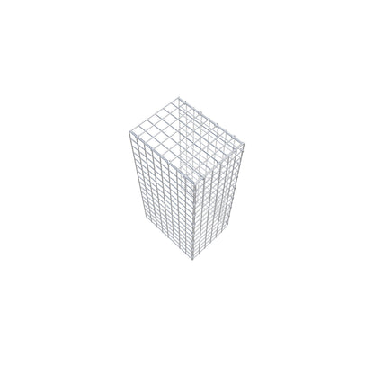 Toegevoegde pool type 4 80 cm x 40 cm x 30 cm (L x H x D), maaswijdte 5 cm x 5 cm, C-ring