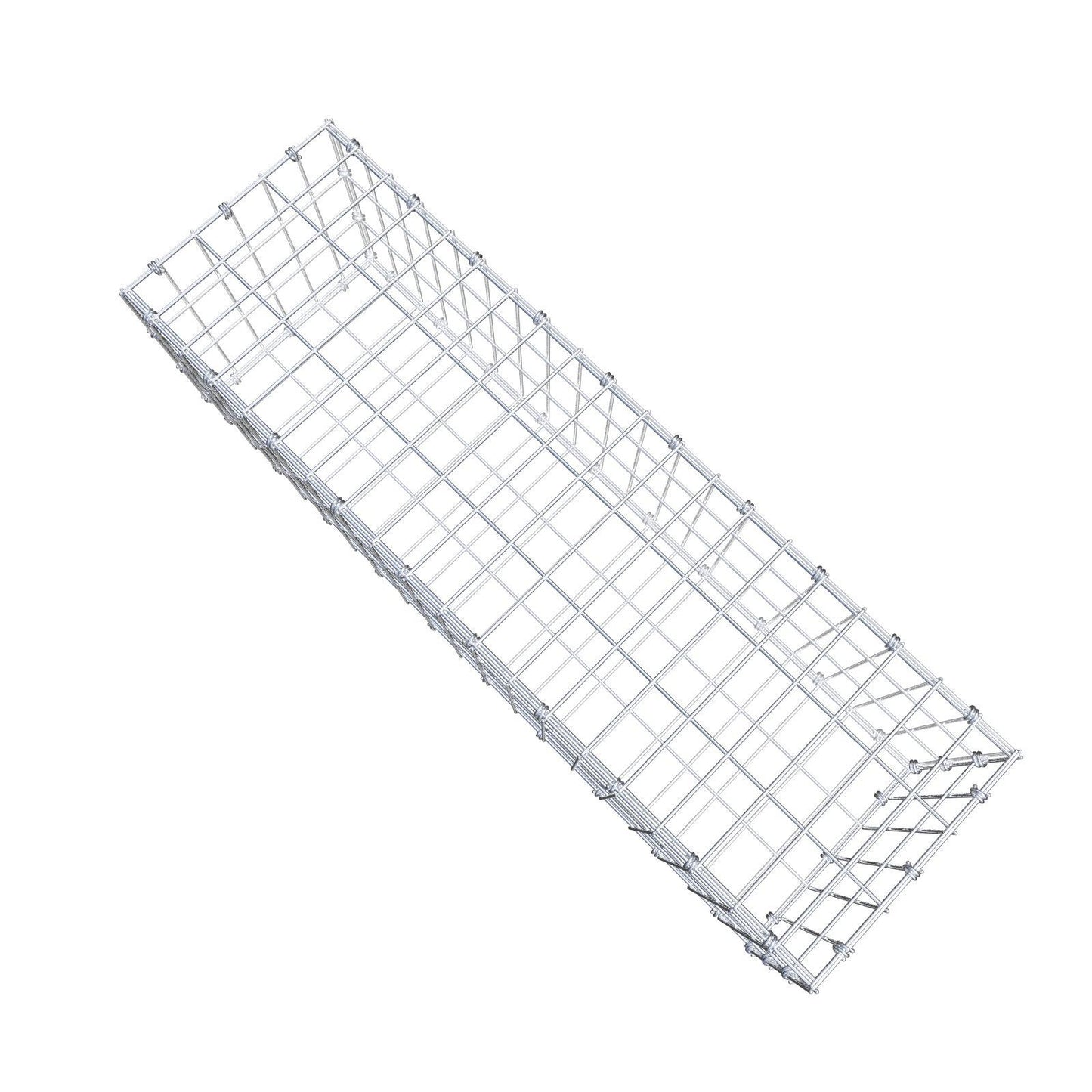 Schanskorf 100 cm x 30 cm x 30 cm (L x H x D), maaswijdte 5 x 10 cm, spiraalring