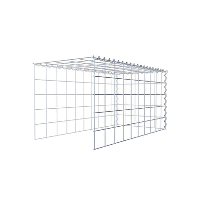 Gavión complementario tipo 4 100 cm x 50 cm x 50 cm (L x A x P), malla 10 cm x 10 cm, espiral
