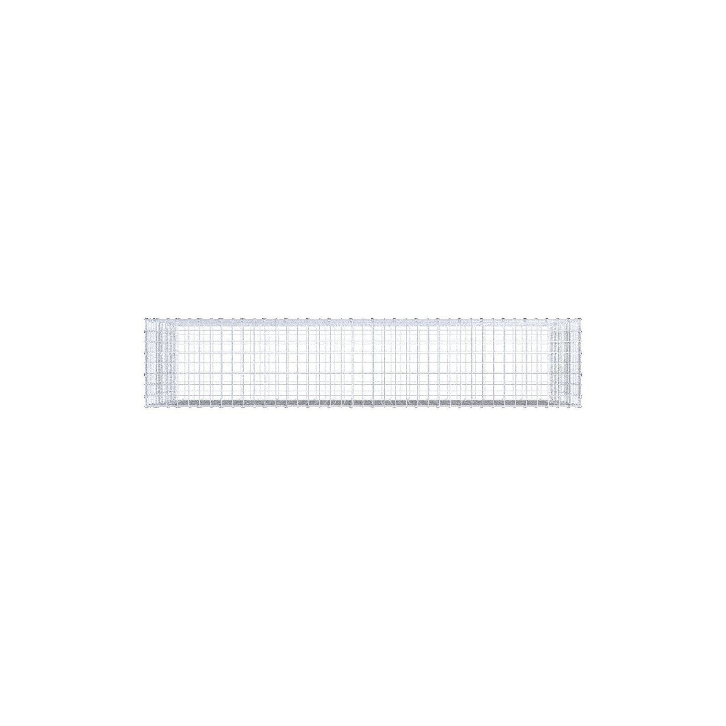 Schanskorf 200 cm x 100 cm x 40 cm (L x H x D), maaswijdte 5 x 5 cm, spiraalring