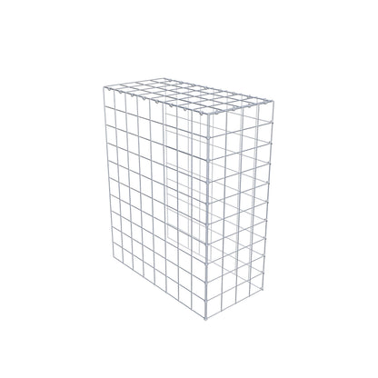 Gabbione aggiuntivo tipo 4 100 cm x 80 cm x 40 cm (L x H x P), maglia 10 cm x 10 cm, anello a C