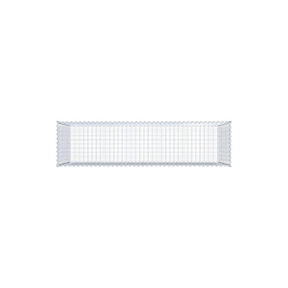 Gabione 200 cm x 100 cm x 50 cm (L x H x T), Maschenweite 5 cm x 5 cm, Spirale
