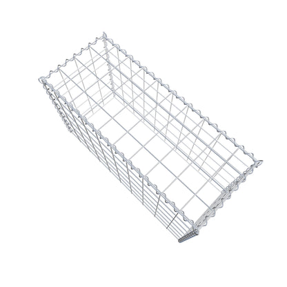 Grown-on gabion type 3 100 cm x 60 cm x 40 cm (L x H x D), mesh size 10 cm x 10 cm, spiral