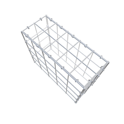 Anbaugabione Typ 3 50 cm x 40 cm x 20 cm (L x H x T), Maschenweite 10 cm x 10 cm, C-Ring