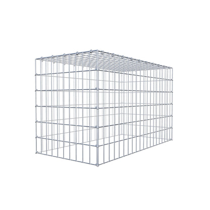 Anbaugabione Typ 3 100 cm x 60 cm x 50 cm (L x H x T), Maschenweite 5 cm x 10 cm, C-Ring