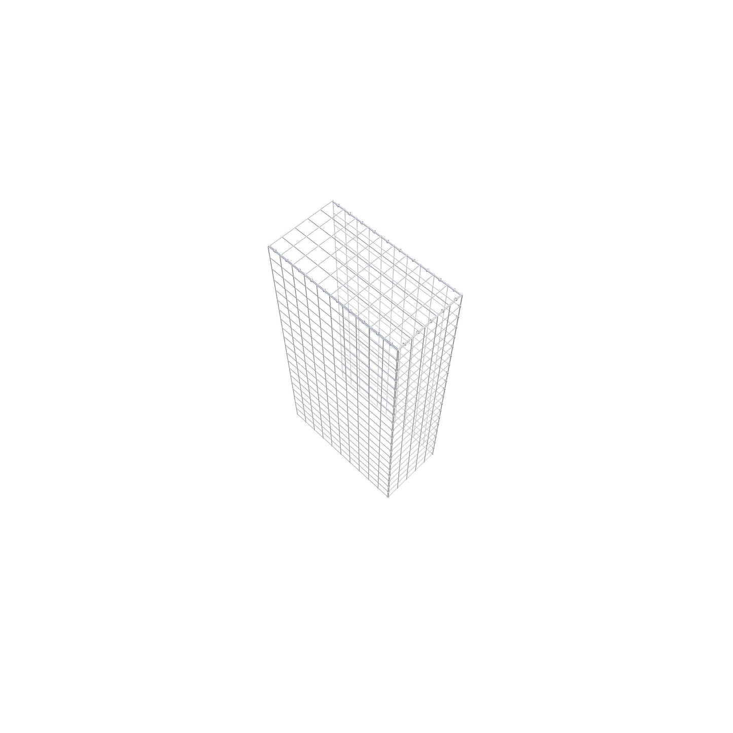 Fourche rapportée type 4 200 cm x 100 cm x 50 cm (L x H x P), mailles 10 cm x 10 cm, anneau en C
