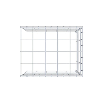 Anbaugabione Typ 4 50 cm x 40 cm x 40 cm (L x H x T), Maschenweite 10 cm x 10 cm, C-Ring