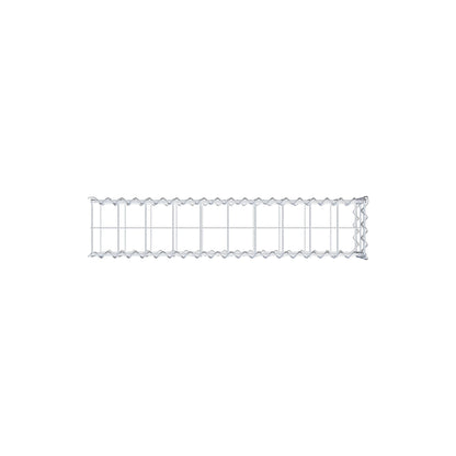 Gavión complementario tipo 2 100 cm x 20 cm x 20 cm (L x A x P), malla 10 cm x 10 cm, espiral