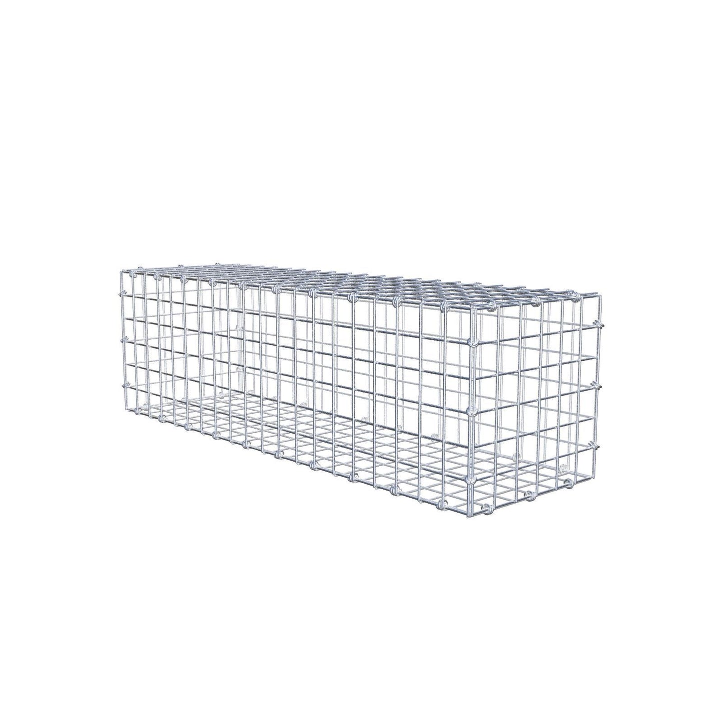 Schanskorf 100 cm x 30 cm x 30 cm (L x H x D), maaswijdte 5 x 5 cm, spiraalring