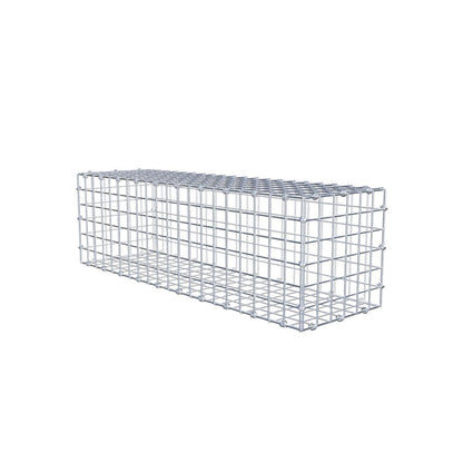 Schanskorf 100 cm x 30 cm x 30 cm (L x H x D), maaswijdte 5 x 5 cm, spiraalring