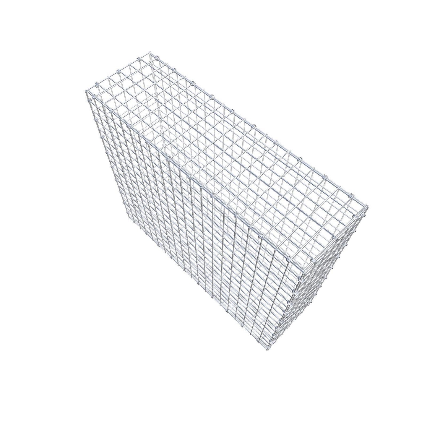 Schanskorf 100 cm x 90 cm x 30 cm (L x H x D), maaswijdte 5 x 5 cm, spiraalring