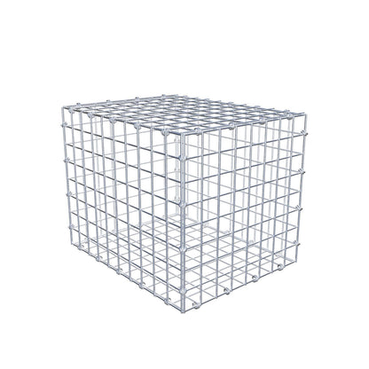 Schanskorf 50 cm x 40 cm x 40 cm (L x H x D), maaswijdte 5 x 5 cm, spiraalring