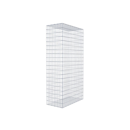 Gabion 200 cm x 100 cm x 50 cm (L x H x P), mailles 5 cm x 10 cm, anneau en C