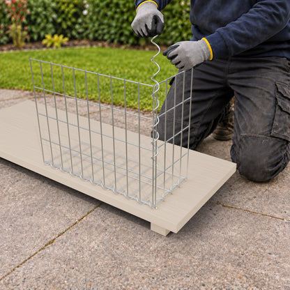 Gabione 50 cm x 40 cm x 20 cm (L x H x T), Maschenweite 5 cm x 10 cm, Spirale