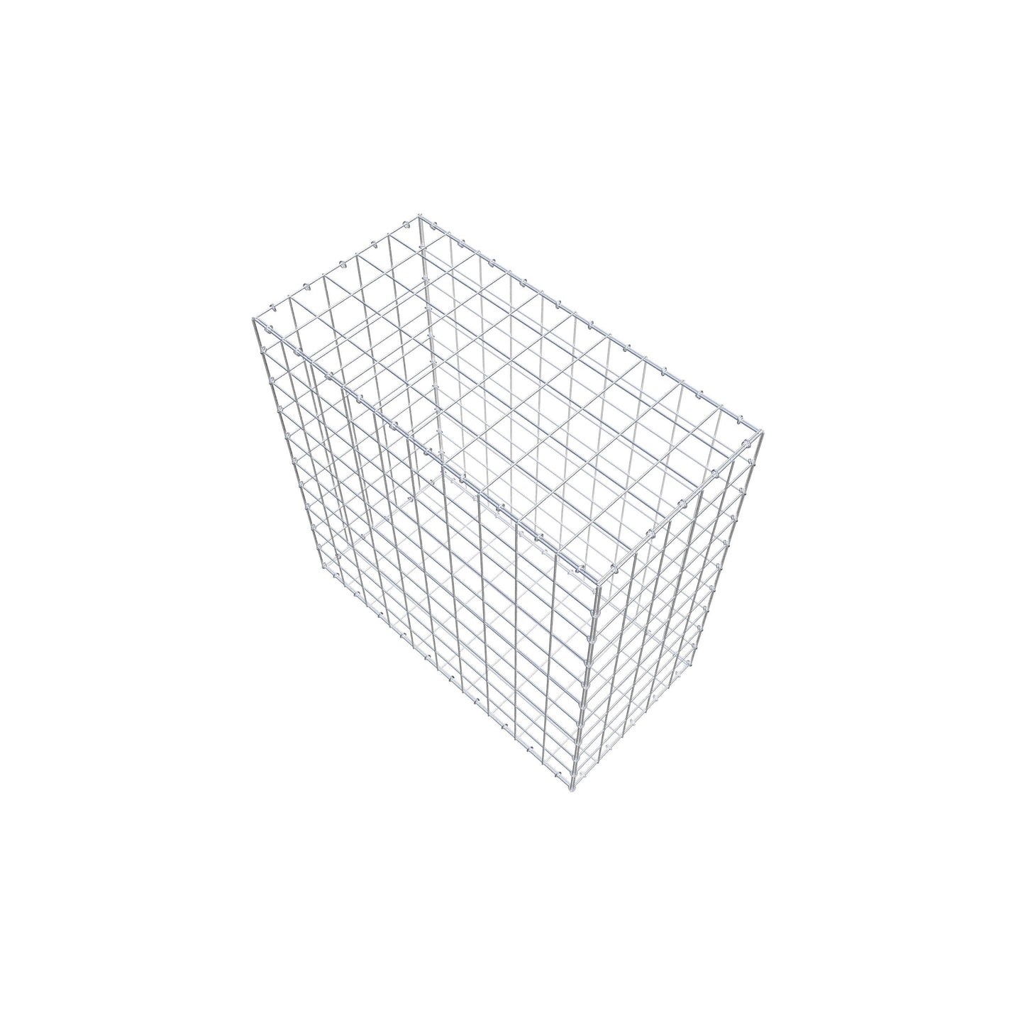 Gavión 100 cm x 100 cm x 50 cm (L x A x P), malla 10 cm x 10 cm, anillo en C