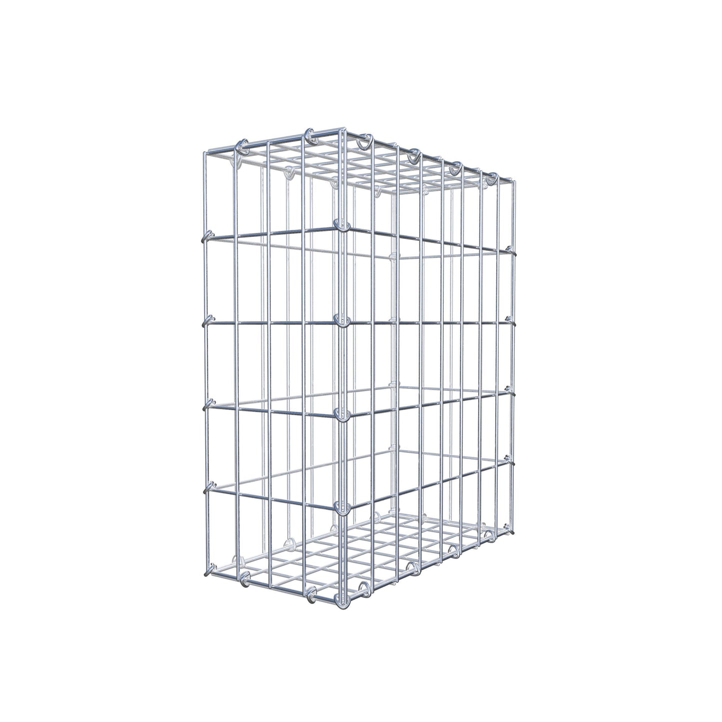 Schanskorf 50 cm x 40 cm x 20 cm (L x H x D), maaswijdte 5 cm x 10 cm, C-ring