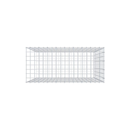 Pile aggiuntivo tipo 2 100 cm x 90 cm x 40 cm, maglia 5 cm x 10 cm, anello a C