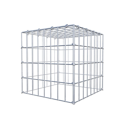 Gabbione aggiuntivo tipo 3 40 cm x 40 cm x 40 cm (L x H x P), maglia 5 cm x 10 cm, anello a C