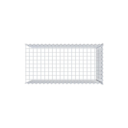 Grown-on gabion type 4 100 cm x 60 cm x 50 cm (L x H x D), mesh size 5 cm x 5 cm, spiral