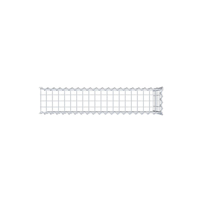 Opvokset gabion type 4 100 cm x 50 cm x 20 cm (L x H x D), maskestørrelse 5 cm x 10 cm, spiral