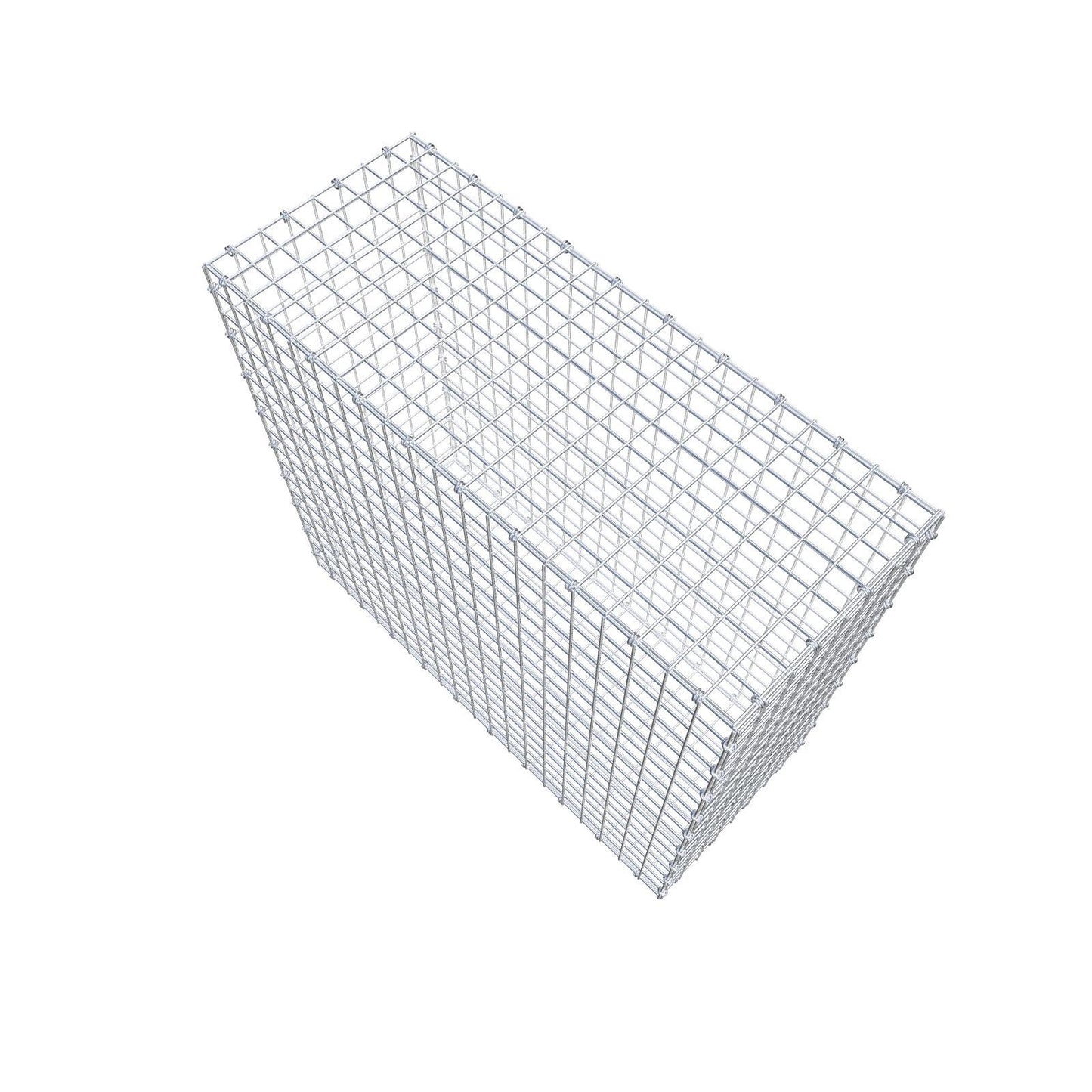 Gabbione 100 cm x 90 cm x 40 cm (L x H x P), maglia 5 x 5 cm, anello a spirale