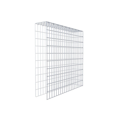 Gavión adicional tipo 4 100 cm x 100 cm x 20 cm (L x A x P), malla 5 cm x 10 cm, anillo en C