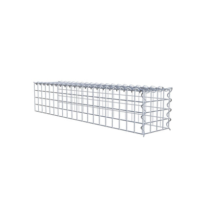 Grown-on gabion type 4 100 cm x 20 cm x 20 cm (L x H x D), mesh size 5 cm x 5 cm, spiral