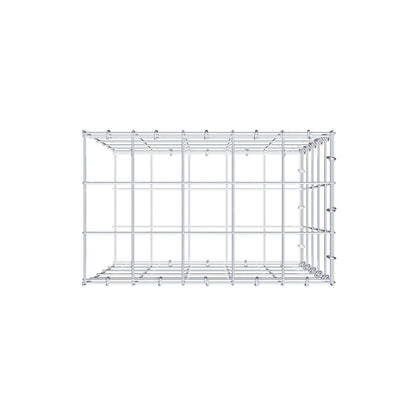 Fourche rapportée type 2 50 cm x 50 cm x 30 cm (L x H x P), mailles 10 cm x 10 cm, anneau C