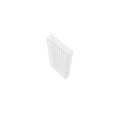 Anbaugabione Typ 2 200 cm x 100 cm x 20 cm (L x H x T), Maschenweite 10 cm x 10 cm, C-Ring
