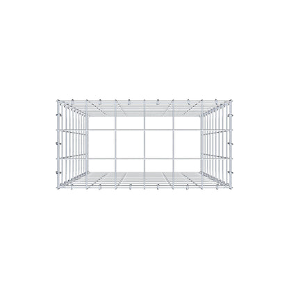 Fourche rapportée type 3 100 cm x 60 cm x 30 cm (L x H x P), mailles 10 cm x 10 cm, anneau C