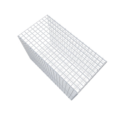 Type 2 oplegkorf 100 cm x 70 cm x 50 cm (L x H x D), maaswijdte 5 cm x 5 cm, C-ring