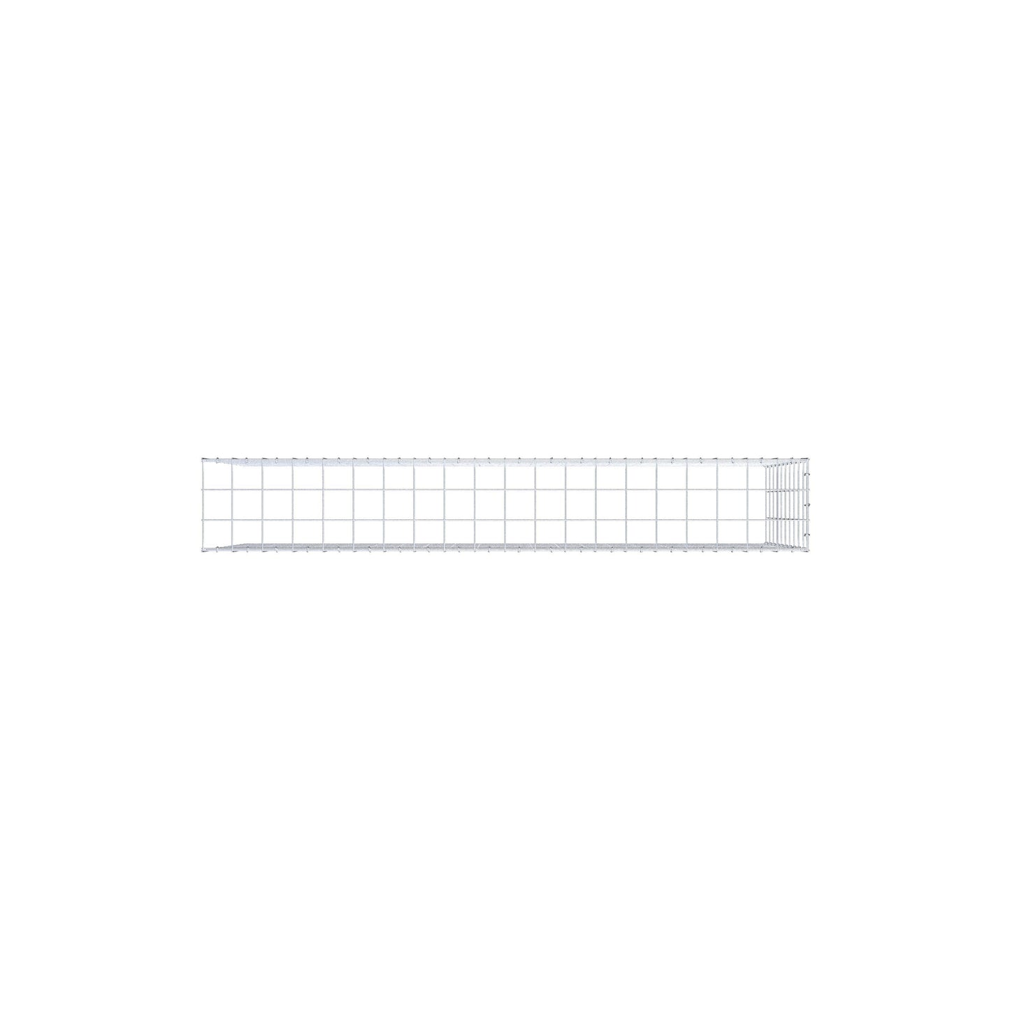 Extra gabion typ 4 200 cm x 100 cm x 30 cm (L x H x D), maskstorlek 10 cm x 10 cm, C-ring