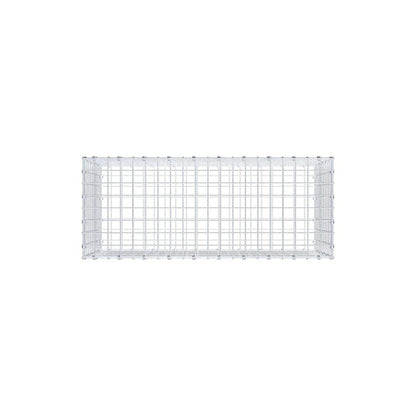 Gabbione 100 cm x 50 cm x 40 cm (L x H x P), maglia 5 x 5 cm, anello a spirale